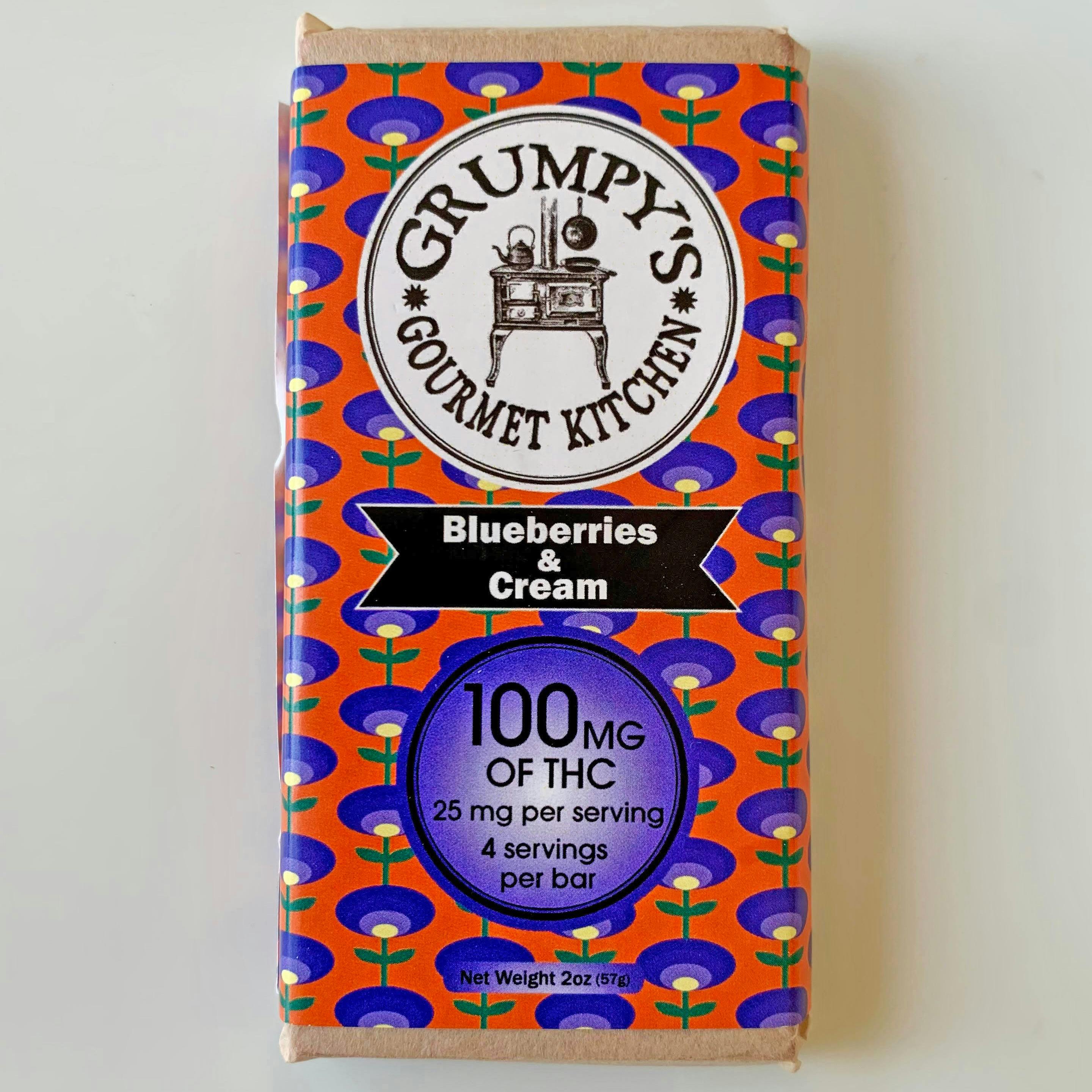 100mg Blueberries & Cream Bar
